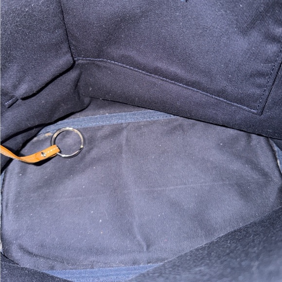 Burberry Blue Label Red White And Blue Striped Tote - Picture 3 of 3